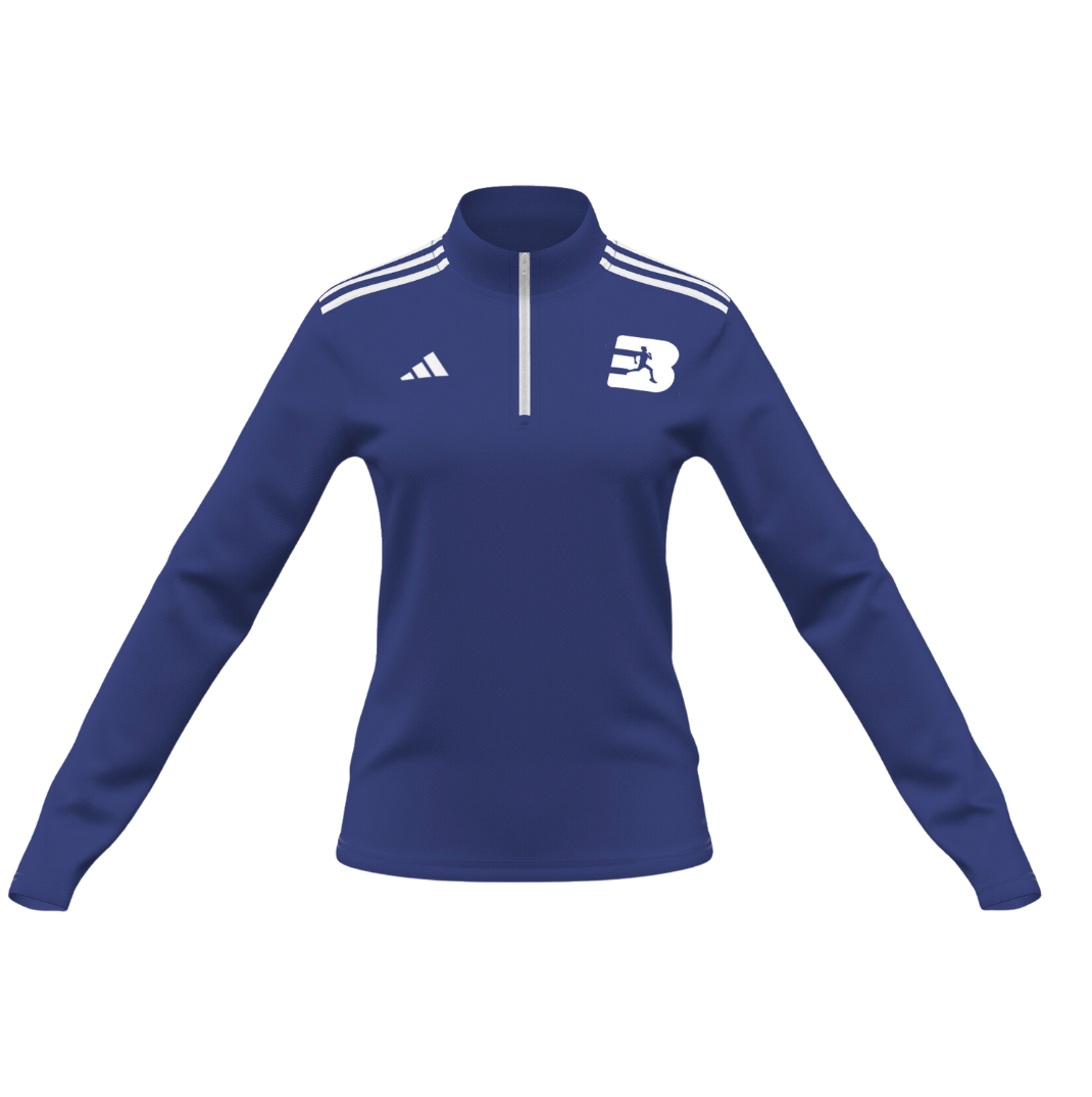 Women's Best Athletics Adidas Quarter Zip (Blue)