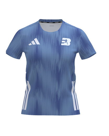 Best Athletics x adidas Women's Running T-Shirt – Blue