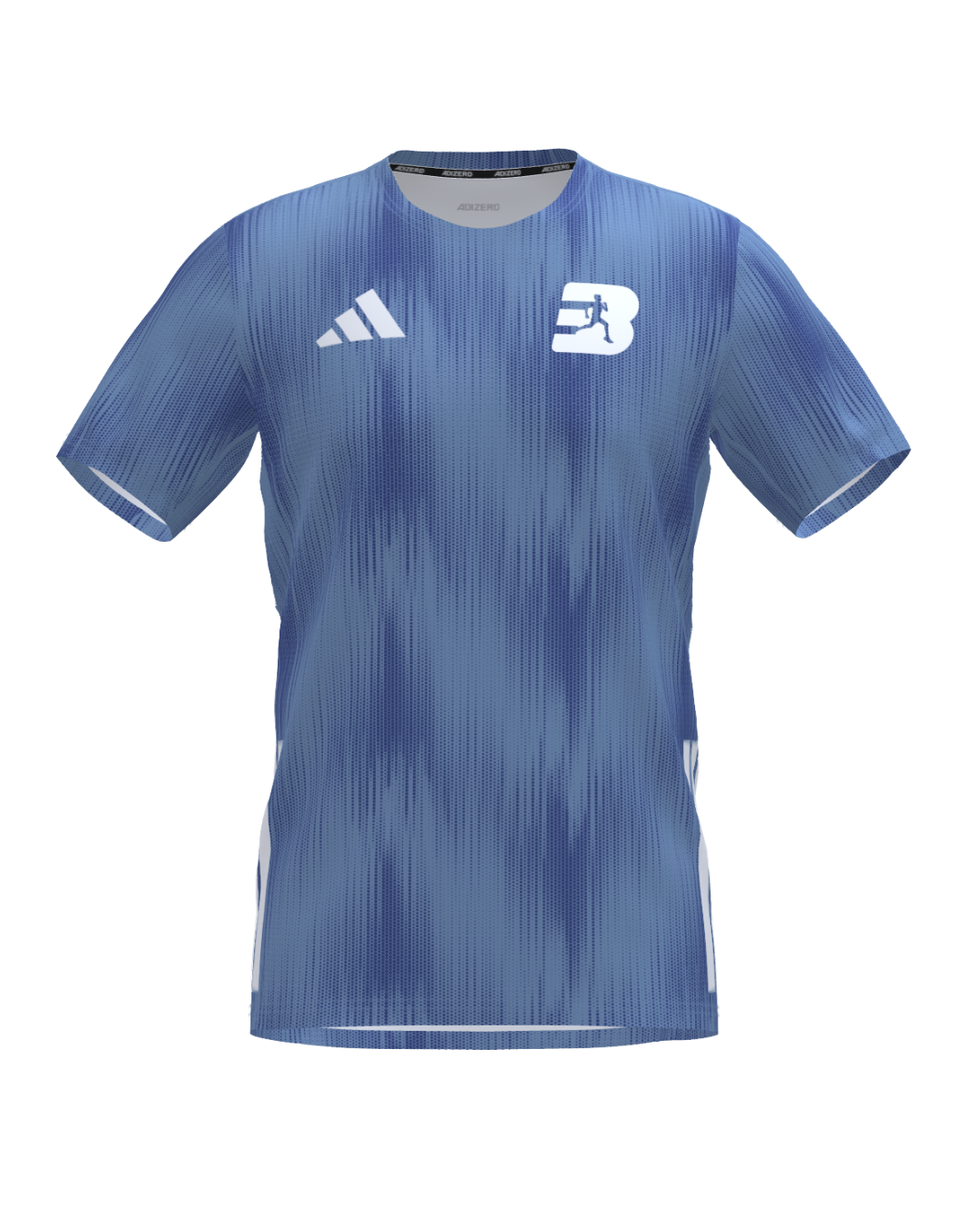 Best Athletics x adidas Men's Running T-Shirt – Blue