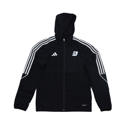 Adidas Best Athletics Striped Windbreaker