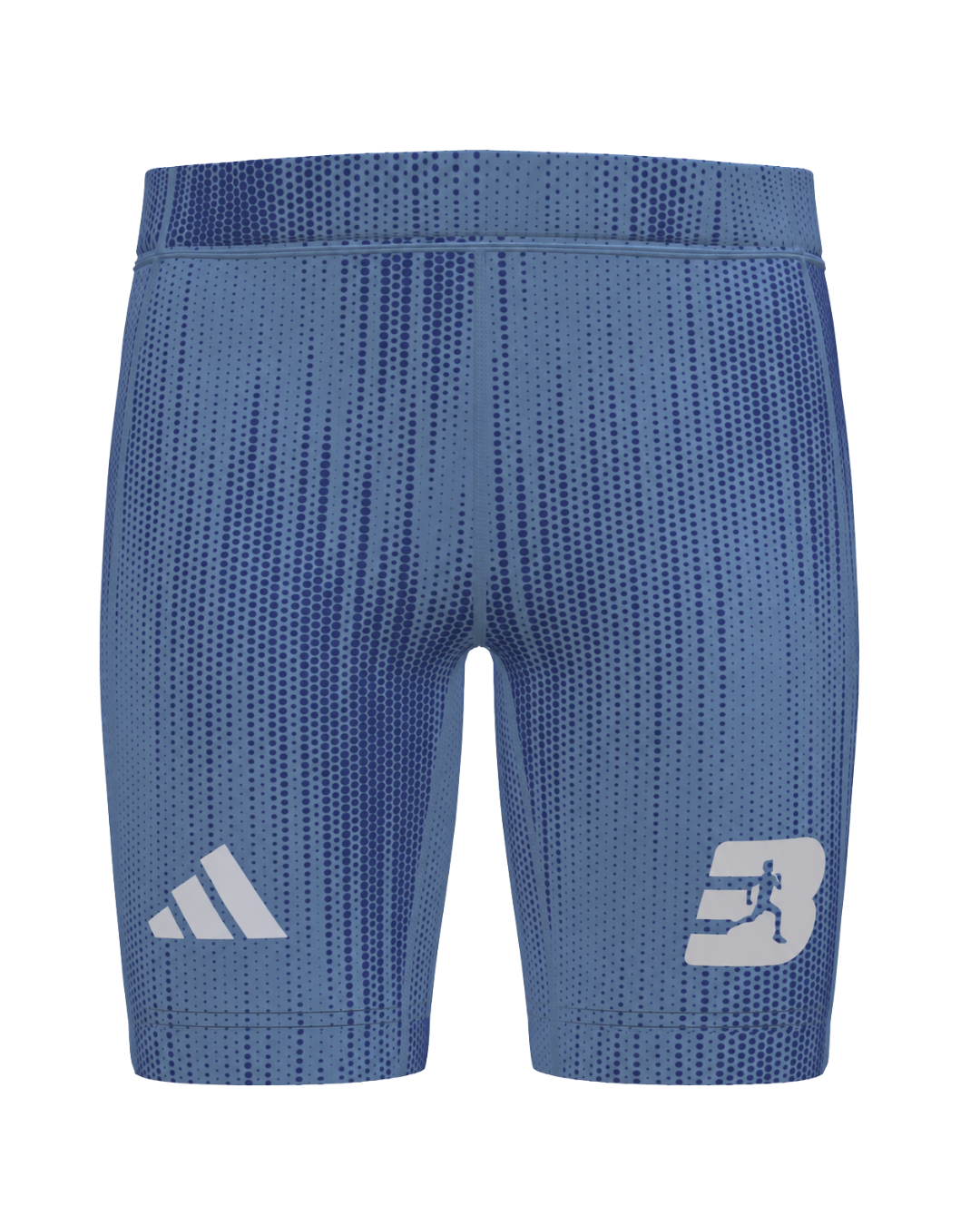 Best Athletics x adidas Men's Running Short Tights – Blue