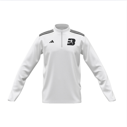 Men's Best Athletics Adidas Quarter Zip (White) Pre-Order