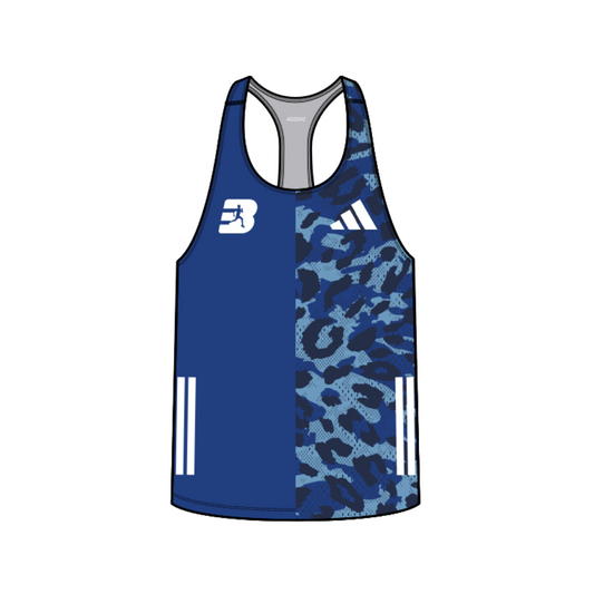 Womens Best Athletics Adizero Running Singlet (Leopard Print)